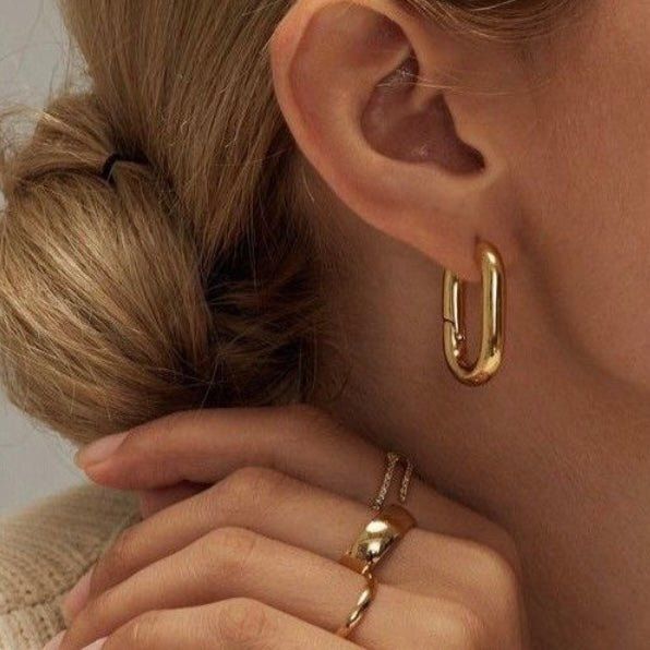 Aretes argolla para mujer