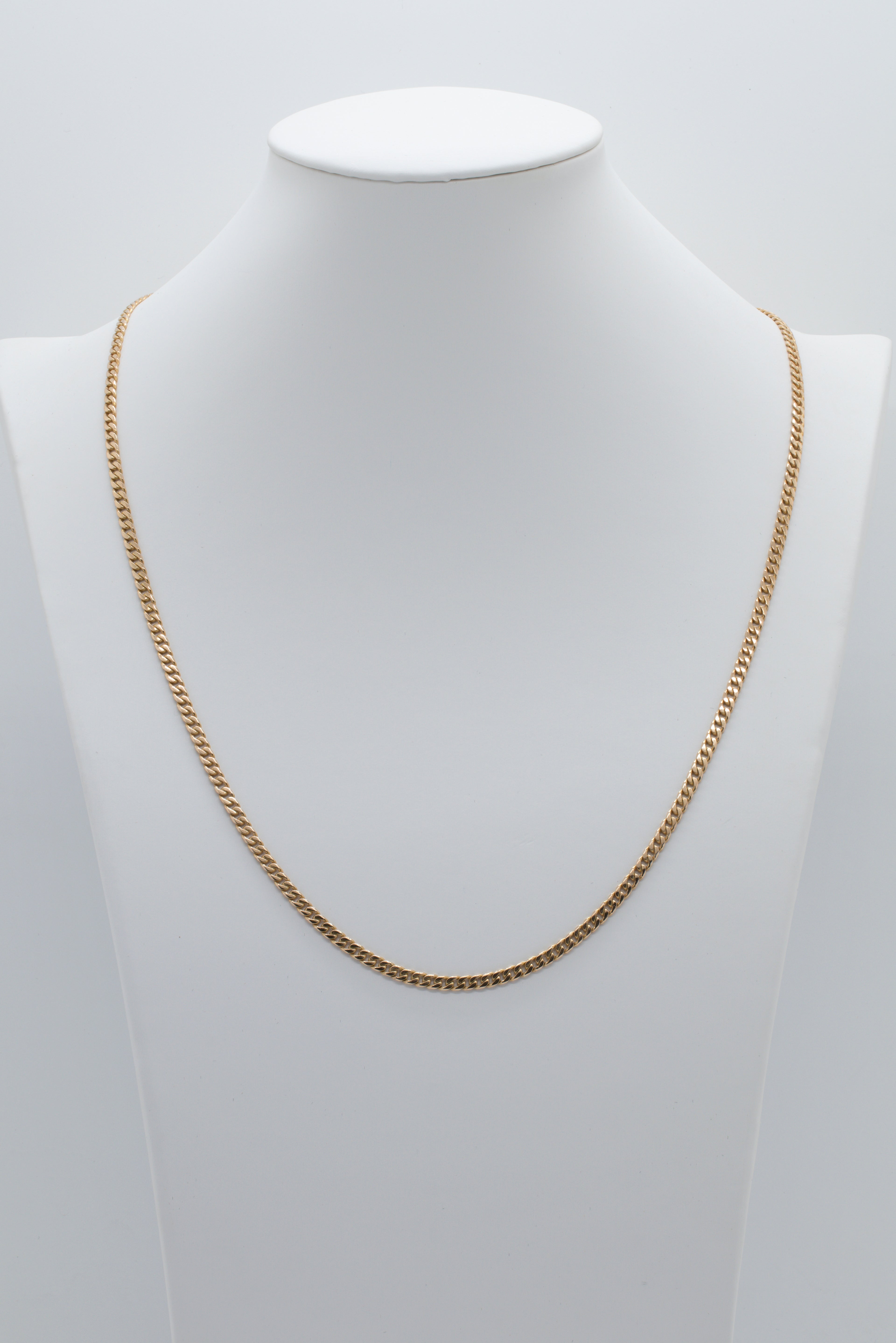 Cadena Lomo de Corvina para Hombre en Oro 18K – 60 cm