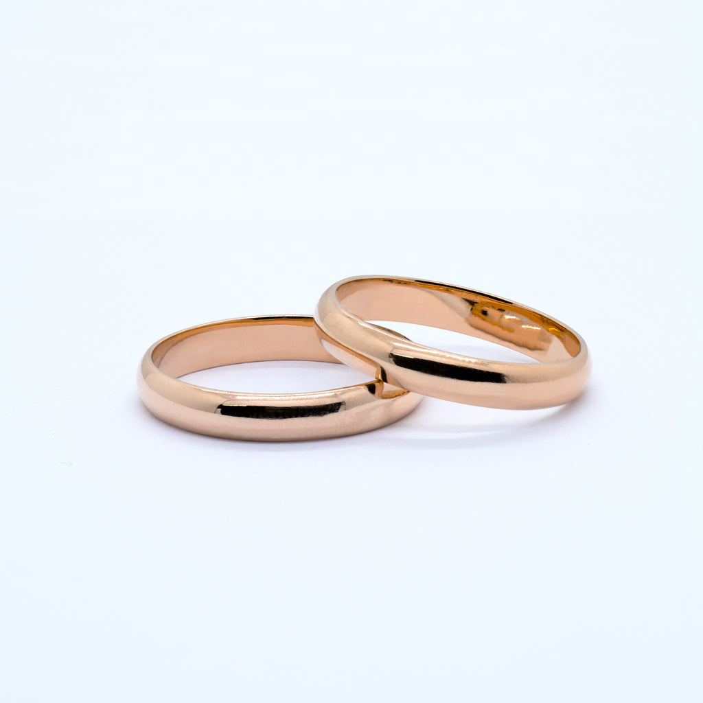 Aros de Matrimonio Clásicos en Oro 18K y Plata 925