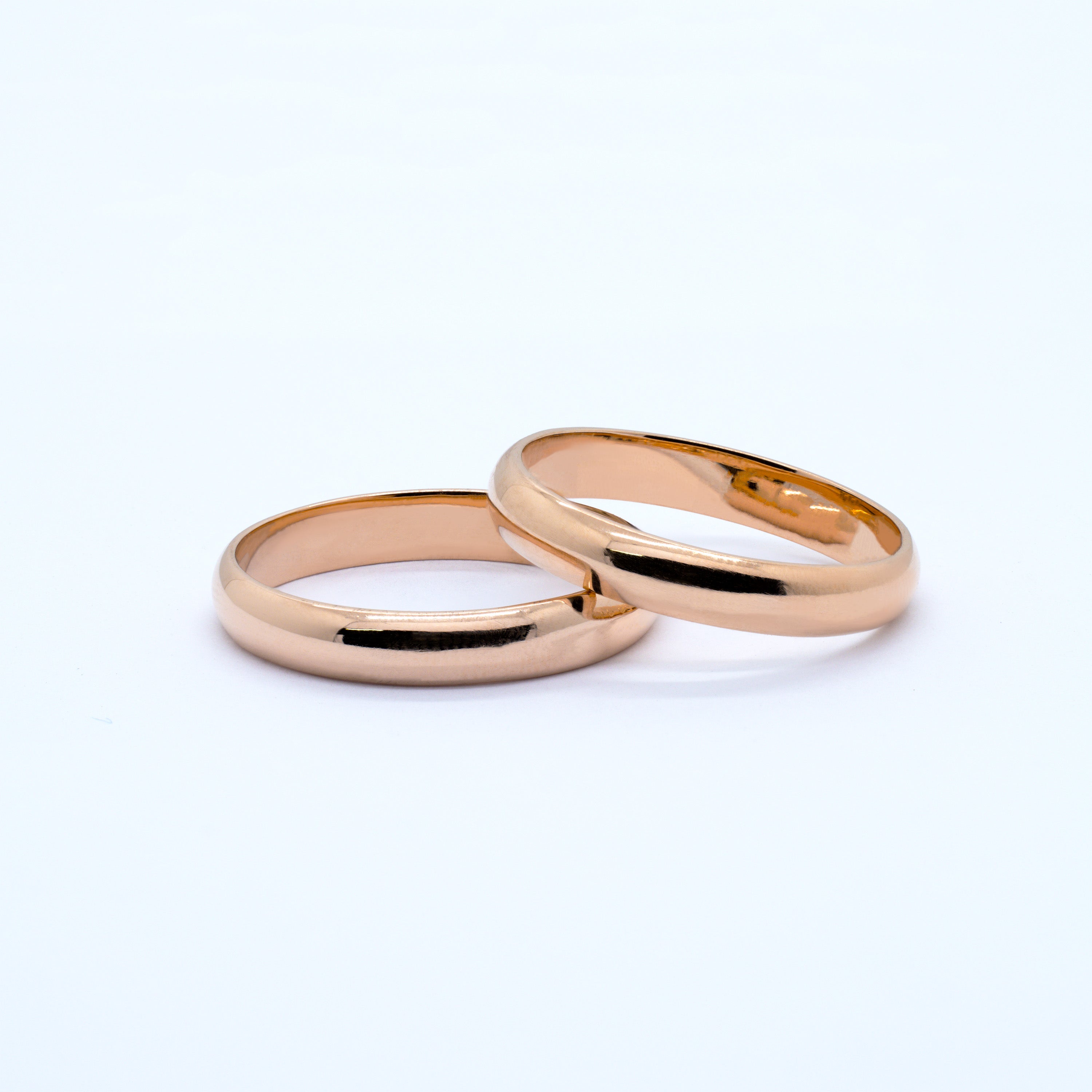 Aros de Matrimonio Clásicos en Oro 18K y Plata 925