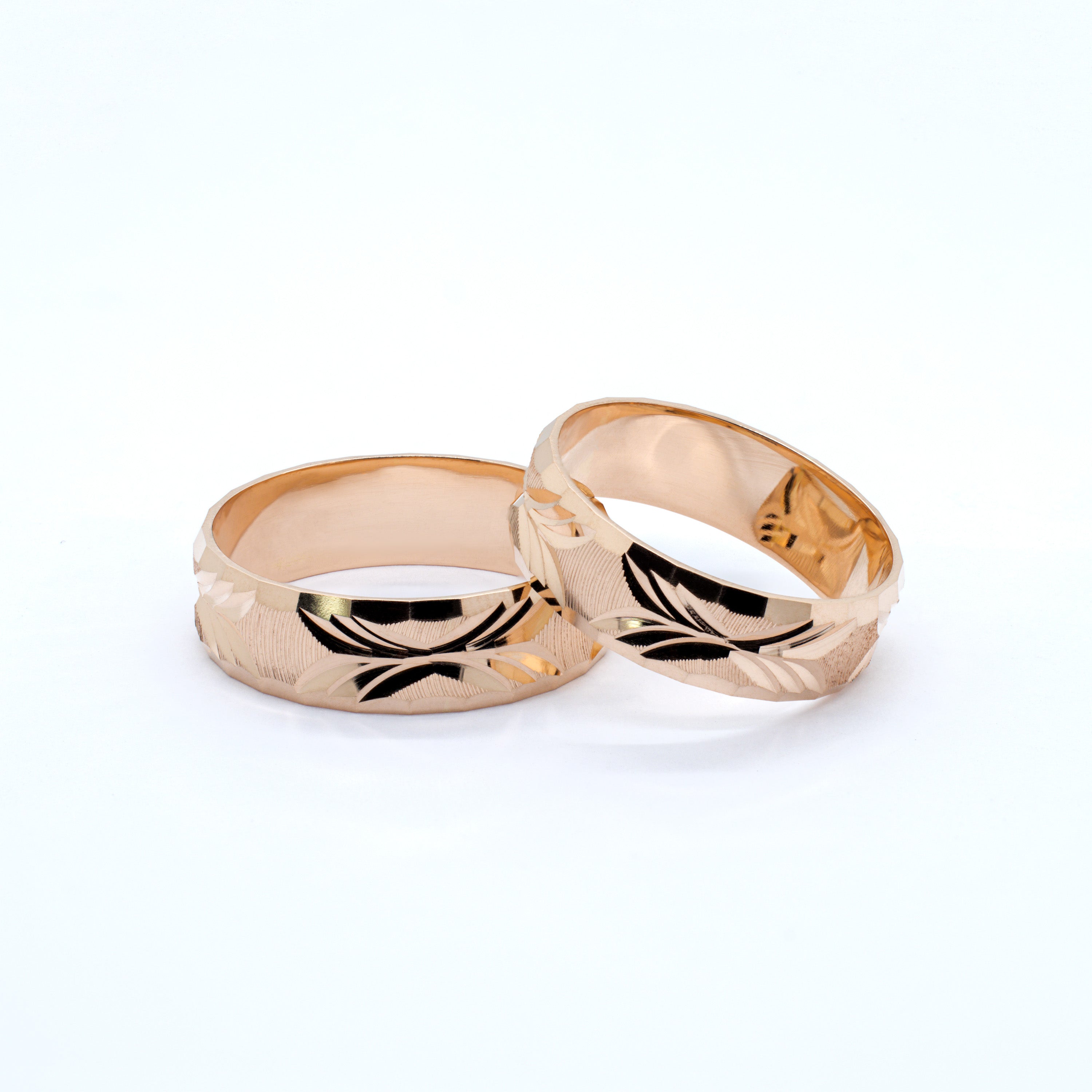 Aros de Matrimonio Mustang en Oro 18K y Plata 925