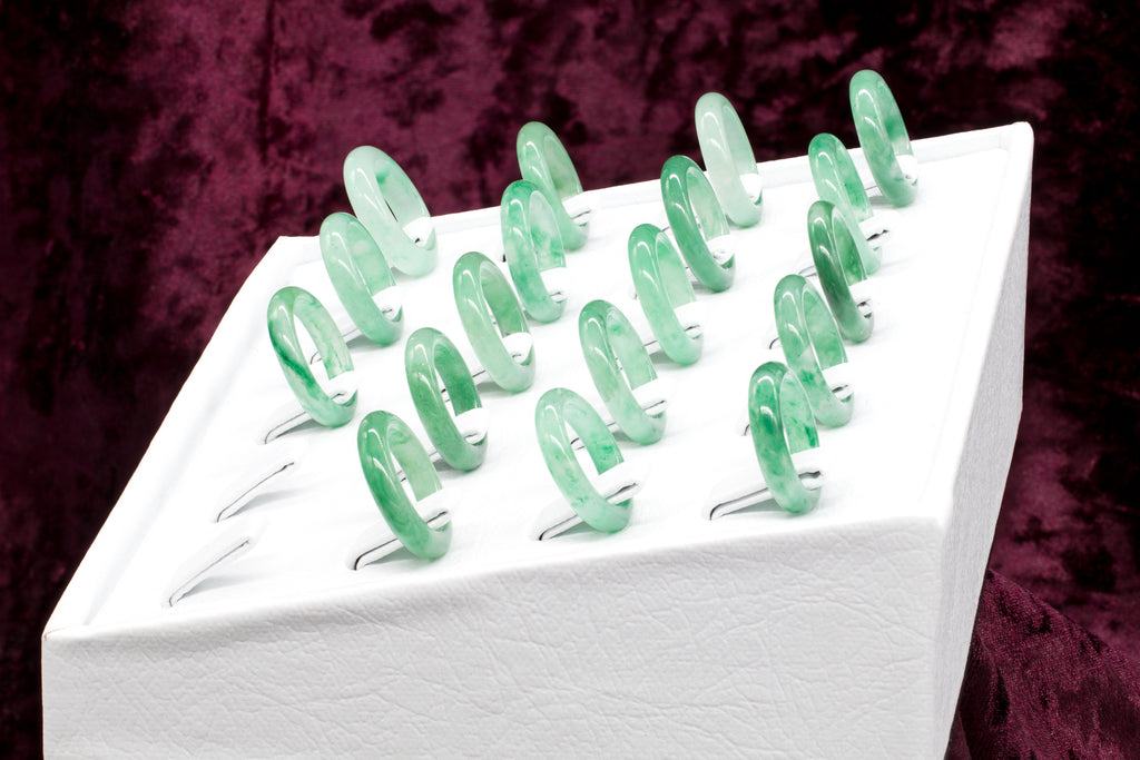 Anillos de jade natural