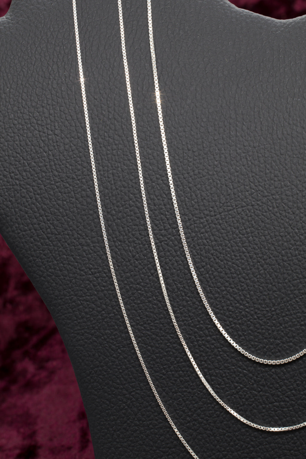 Cadenas de plata veneciana 40 45 50 cm