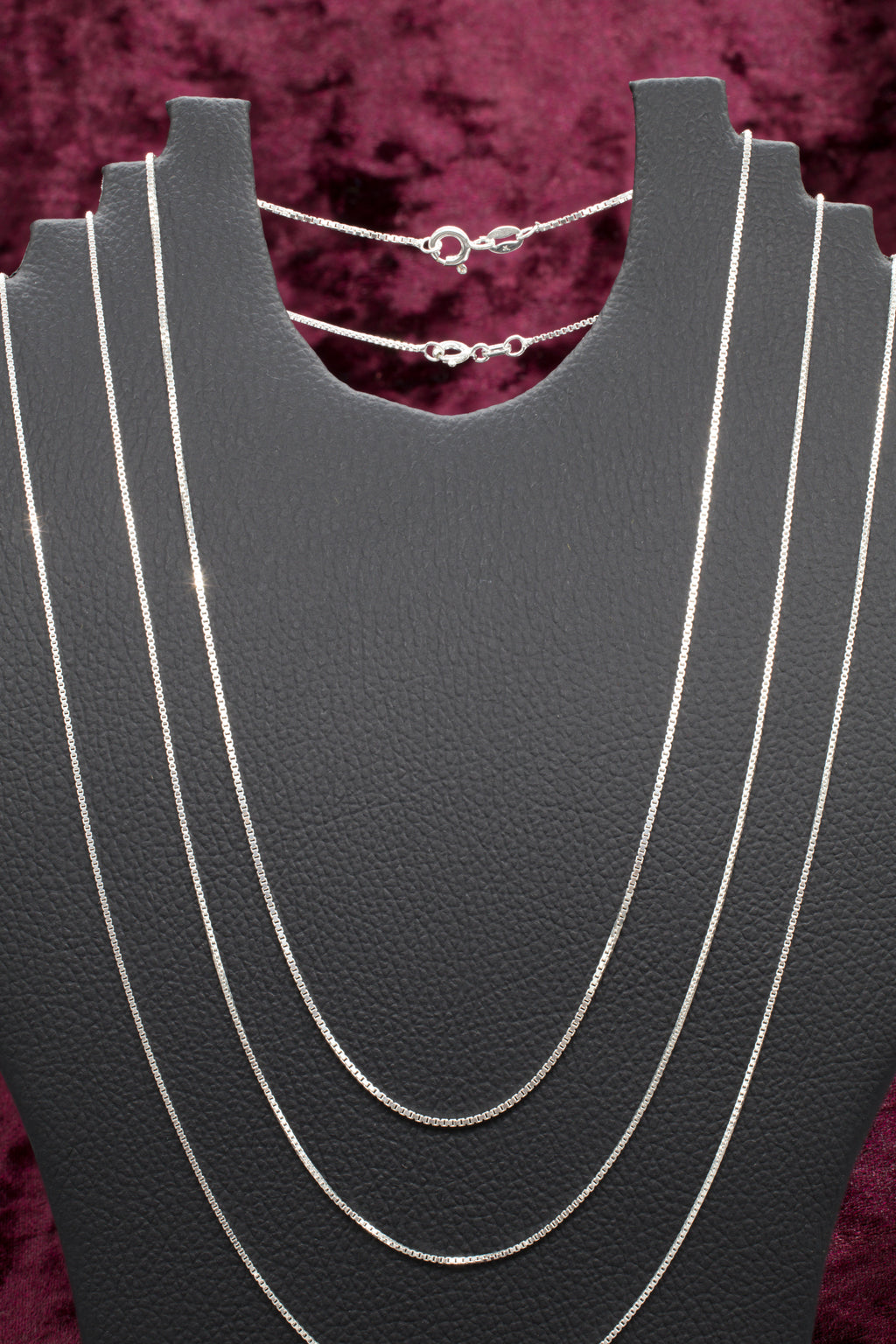 Cadenas de plata veneciana 40 45 50 cm