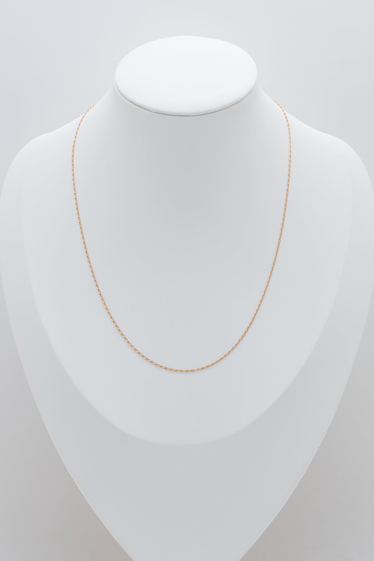 Cadena Fígaro 1x1 en Oro 18K