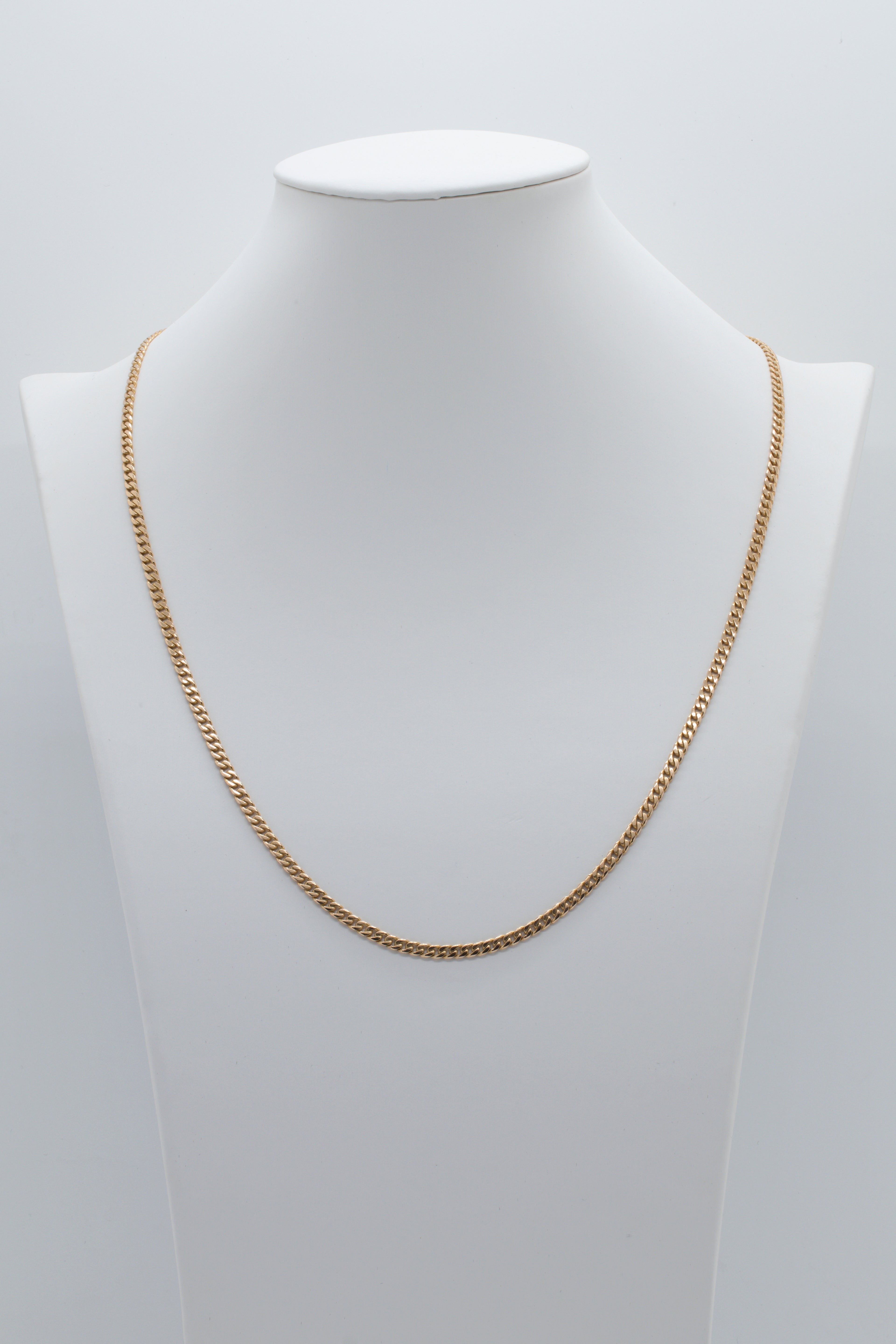Cadena Lomo de Corvina para Hombre en Oro 18K – 60 cm