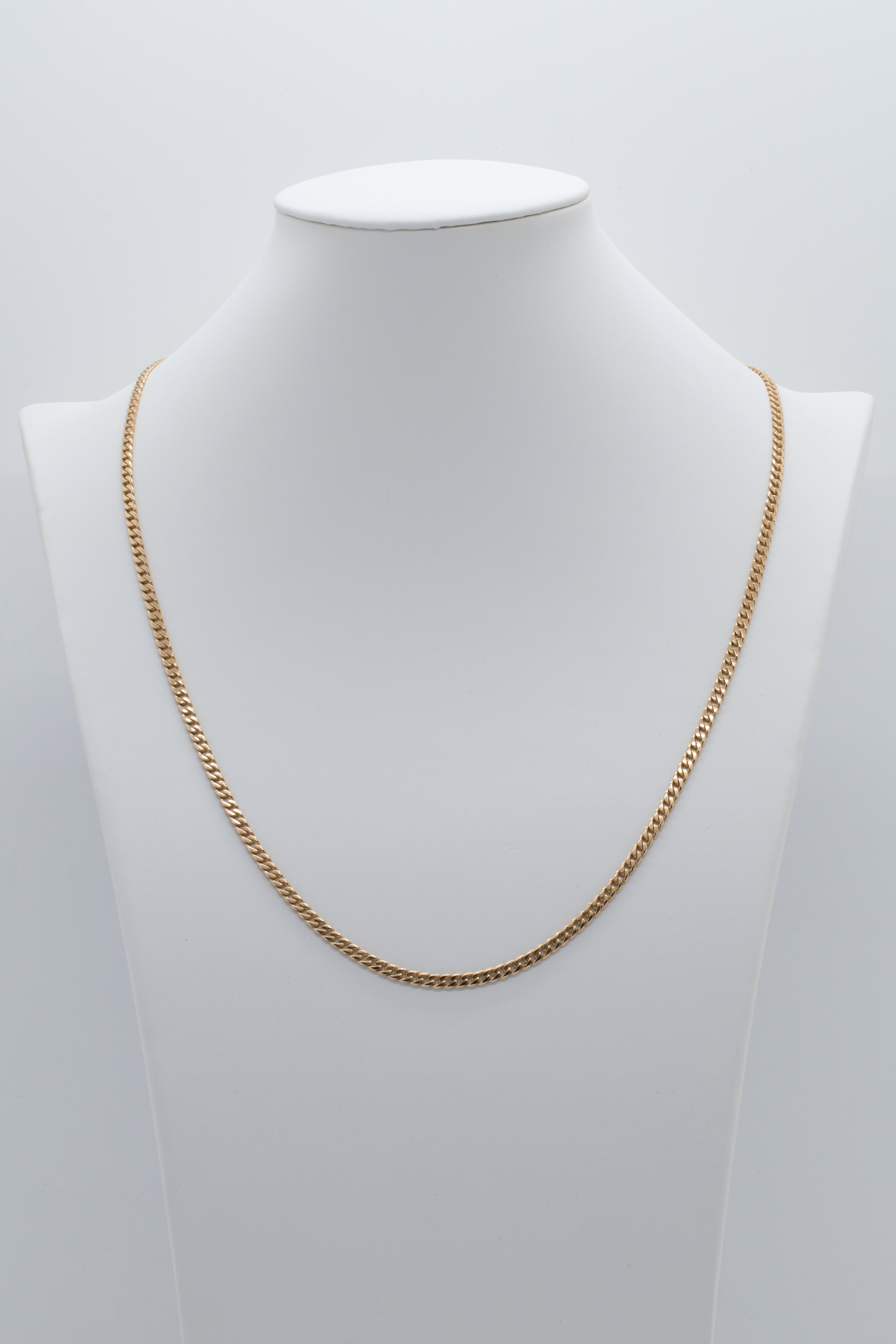 Cadena Lomo de Corvina para Hombre en Oro 18K – 60 cm