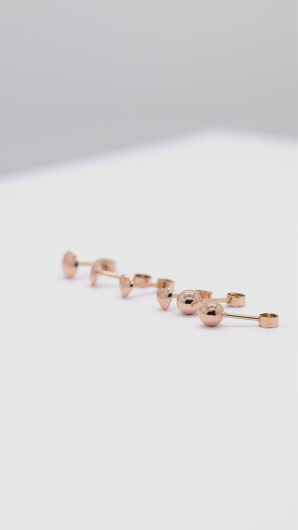 Aretes Abridores Corazón para Bebé – Oro 18K