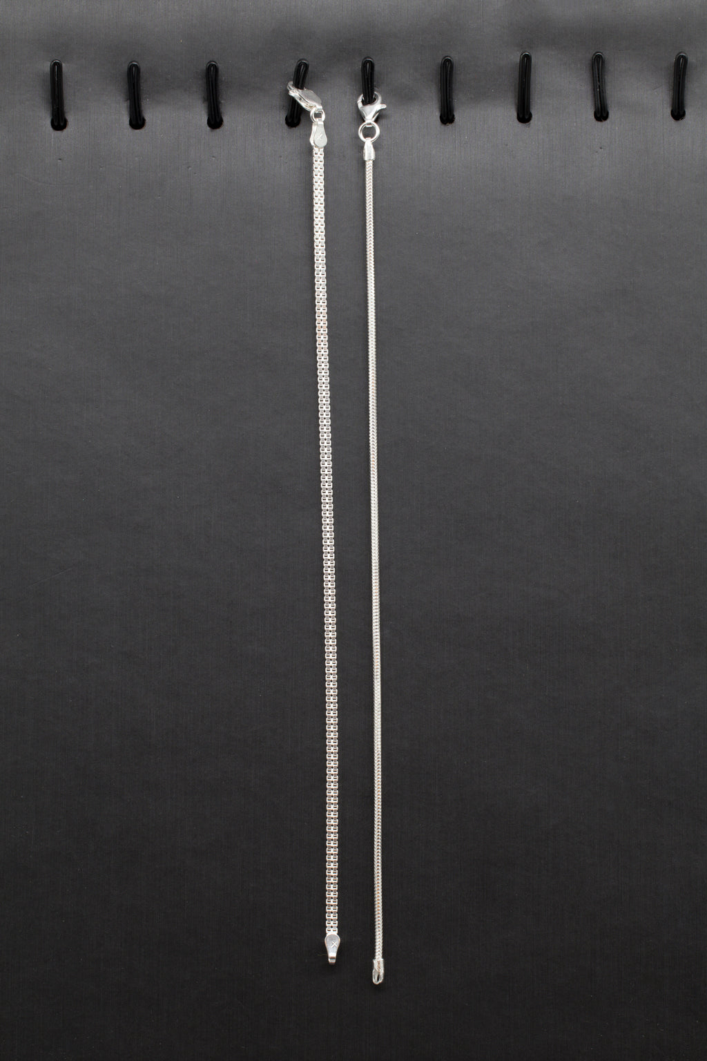 Pulseras de plata delgadas para mujer