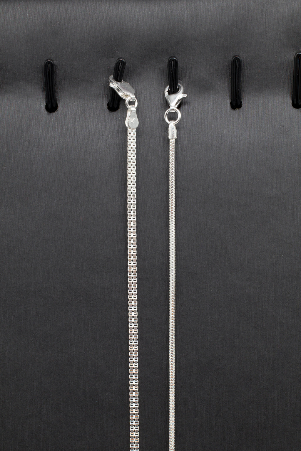 Pulseras de plata delgadas para mujer