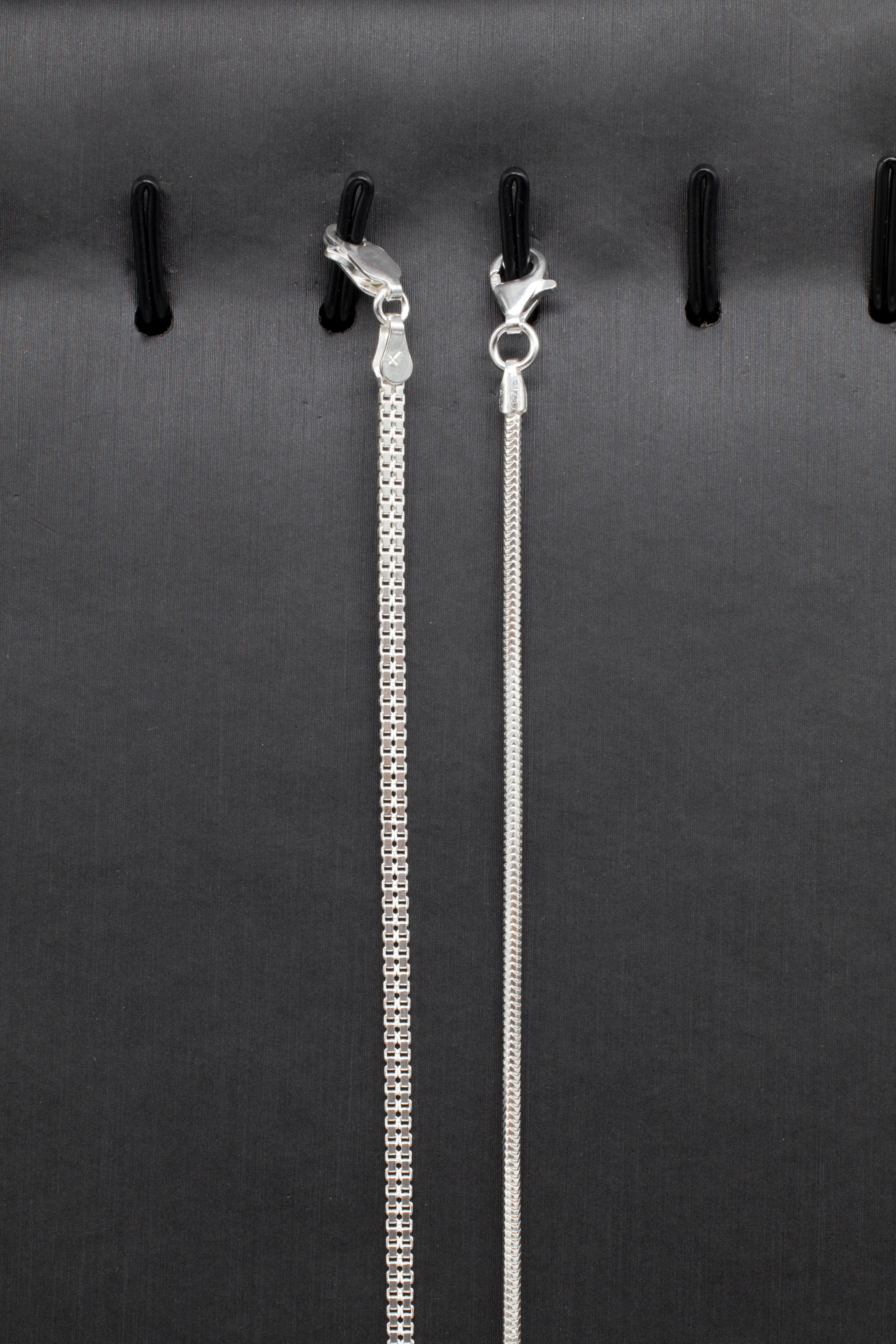 Pulseras de plata delgadas para mujer